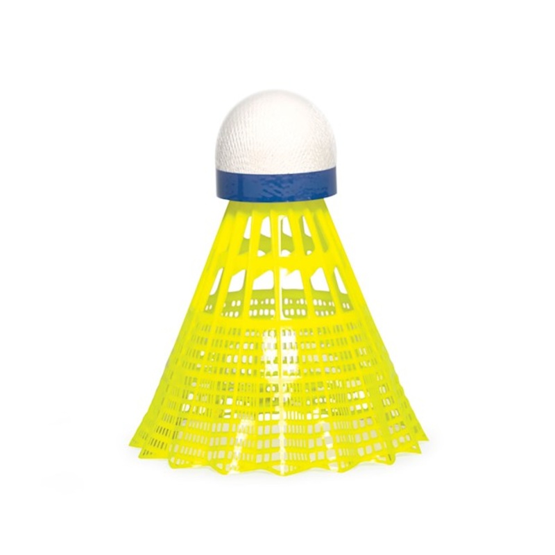 Jex 800 Deluxe Tournament Grade Shuttlecock – Cork Base – Yellow Skirt – 6 Pieces Per Tube