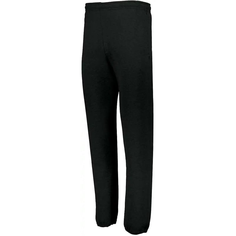 Russell 029HBM Dri-Power Closed Bottom Pocket Sweatpants – Black