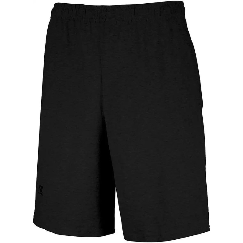 Russell 25843M Basic Cotton Pocket Shorts – Black