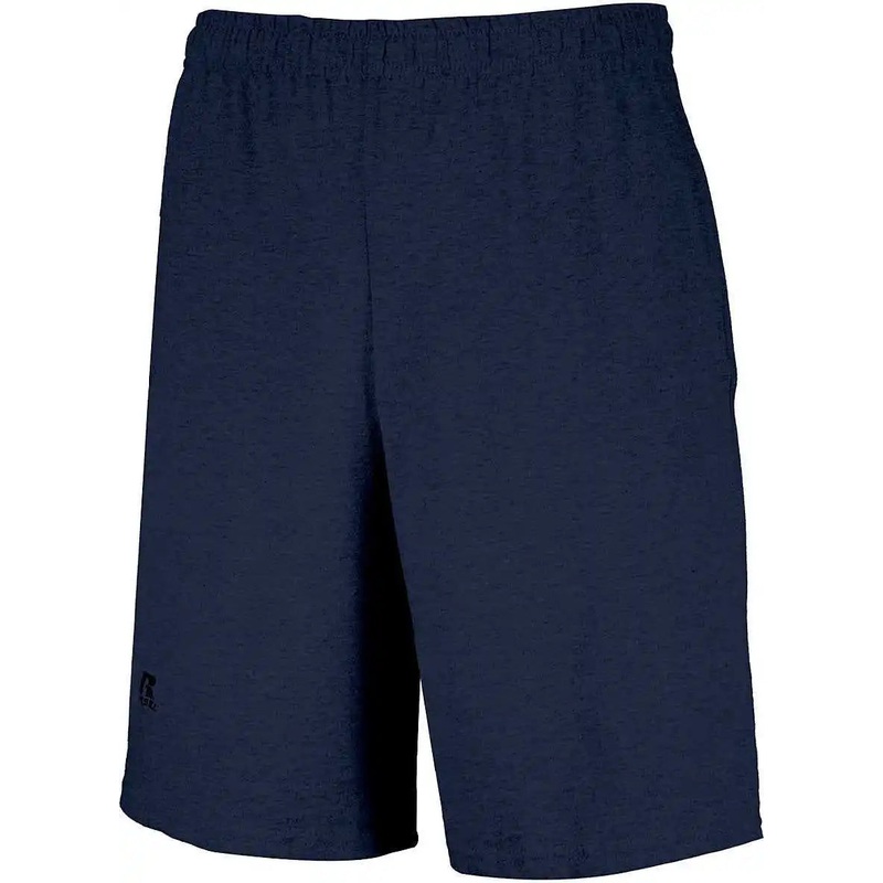 Russell 25843M Basic Cotton Pocket Shorts – Navy
