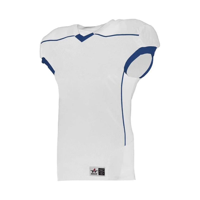 Alleson Athletic 776EY Youth Speed Game Jersey – White Royal