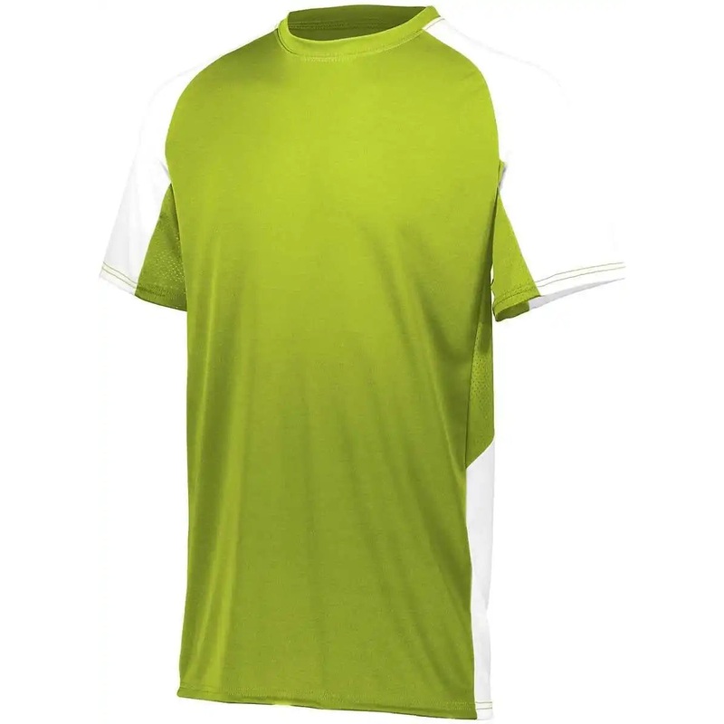 Augusta 1518 Youth Cutter Jersey – Lime White