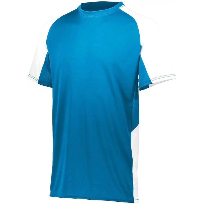 Augusta 1518 Youth Cutter Jersey – Power Blue White