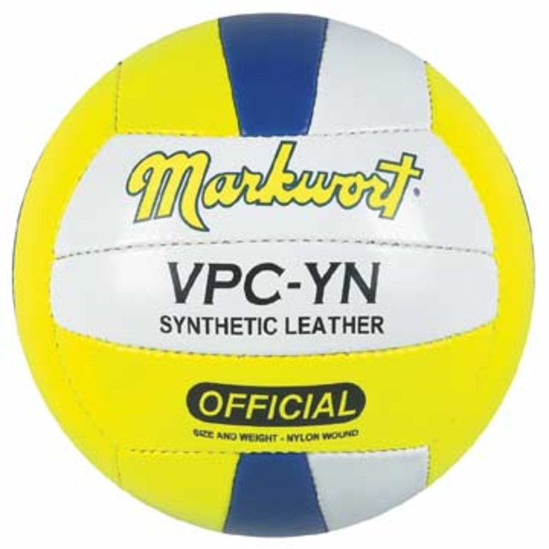 Markwort Volleyball – Synthetic Leather – Yellow/Navy/White