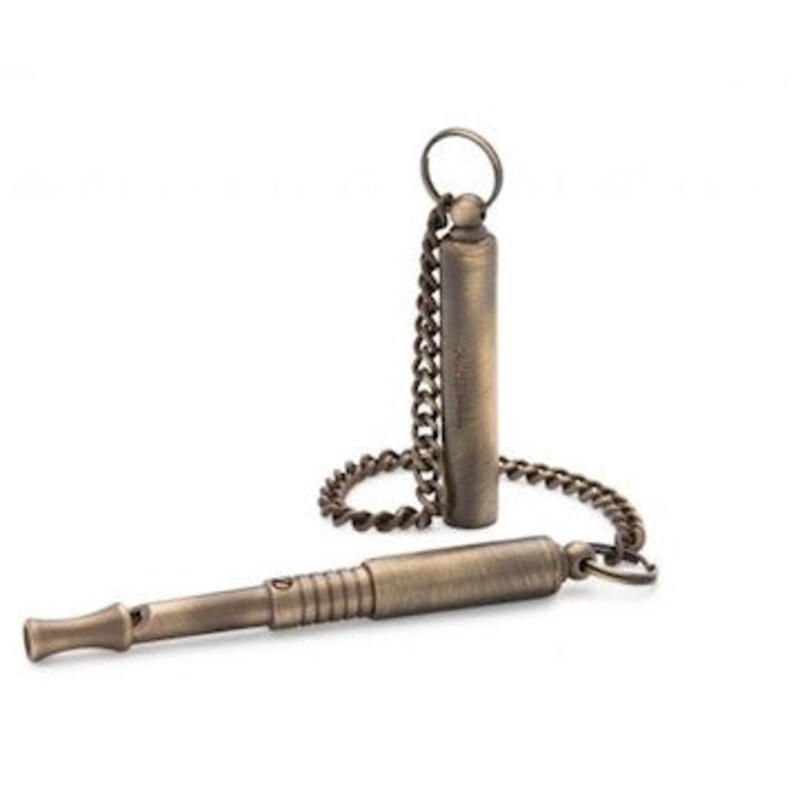 Acme Silent Dog Whistle – Antique Brass