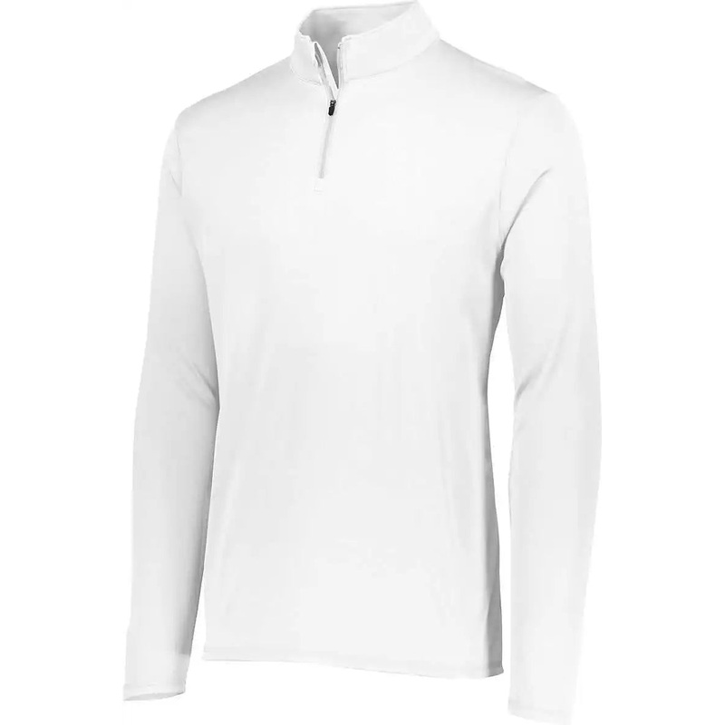 Augusta 2786 Youth Attain 1/4 Zip Pullover – White