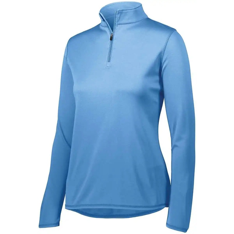Augusta 2787 Ladies Attain 1/4 Zip Pullover – Columbia Blue