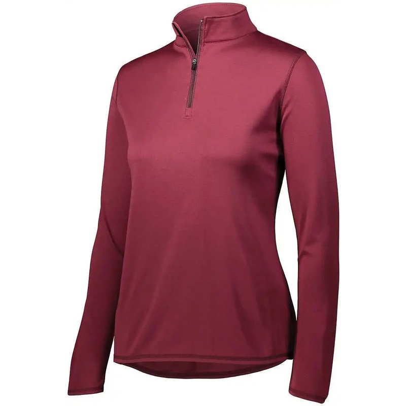 Augusta 2787 Ladies Attain 1/4 Zip Pullover – Maroon