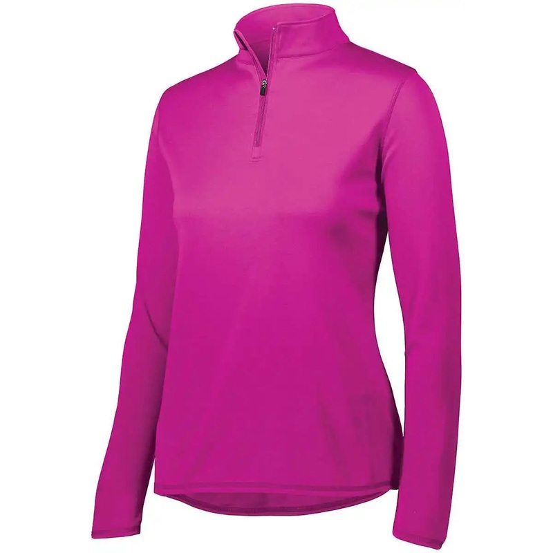 Augusta 2787 Ladies Attain 1/4 Zip Pullover – Power Pink