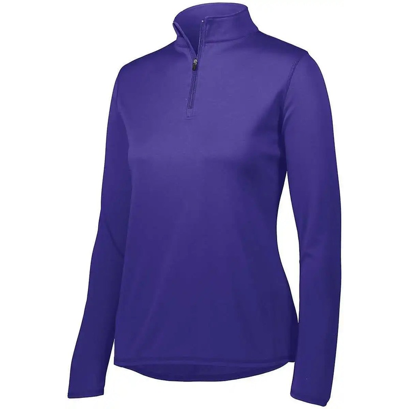 Augusta 2787 Ladies Attain 1/4 Zip Pullover – Purple