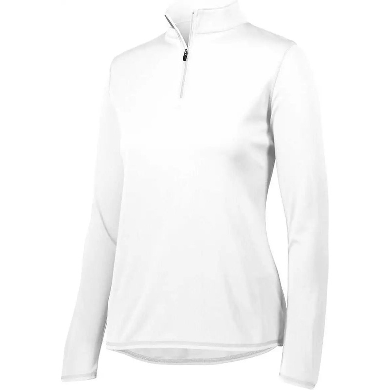 Augusta 2787 Ladies Attain 1/4 Zip Pullover – White