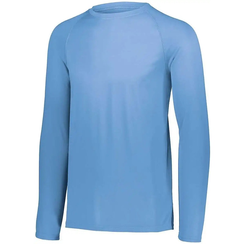 Augusta 2795 Attain Wicking Long Sleeve Shirt – Columbia Blue