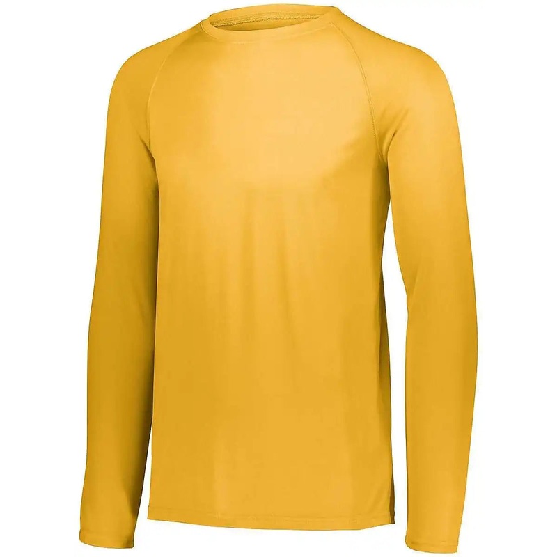 Augusta 2795 Attain Wicking Long Sleeve Shirt – Gold