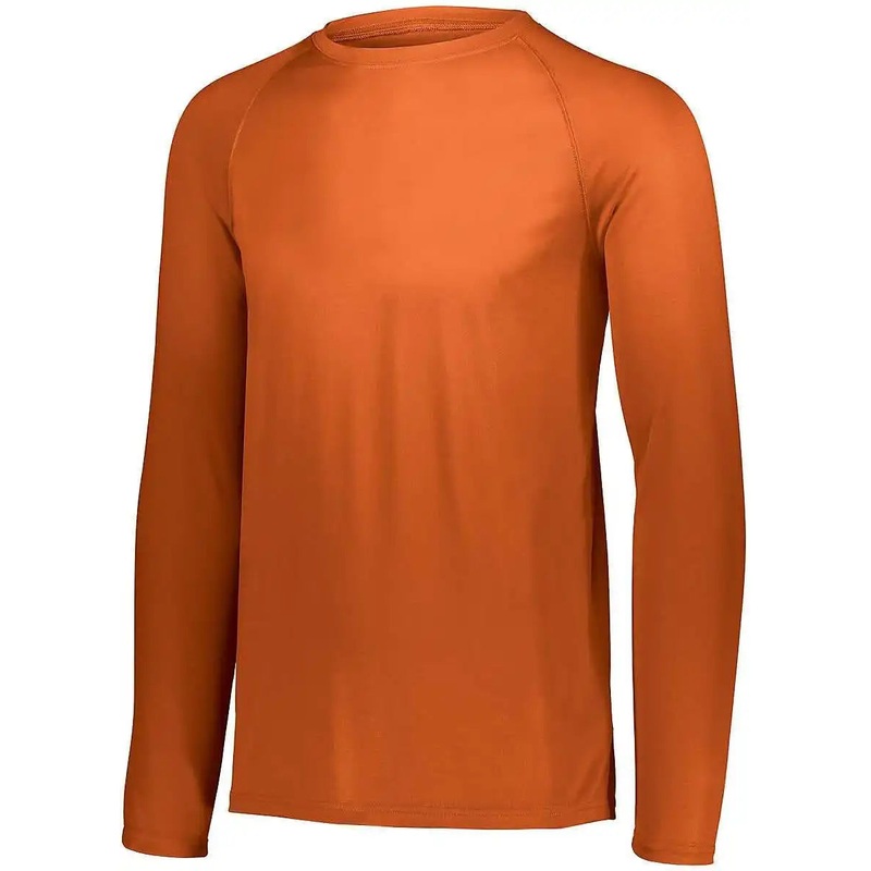 Augusta 2795 Attain Wicking Long Sleeve Shirt – Orange