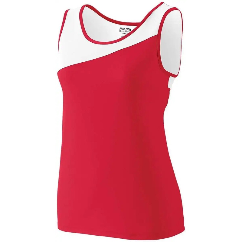 Augusta 354 Ladies Accelerate Jersey – Red White