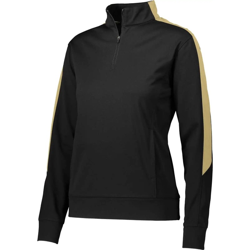 Augusta 4388 Ladies Medalist 2.0 Pullover – Black Vegas Gold