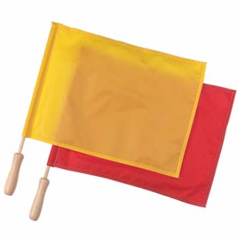 Markwort Soccer Linesman Flags – 1 Red 1 Yellow