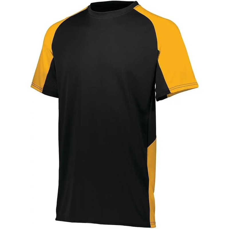 Augusta 1518 Youth Cutter Jersey – Black Gold