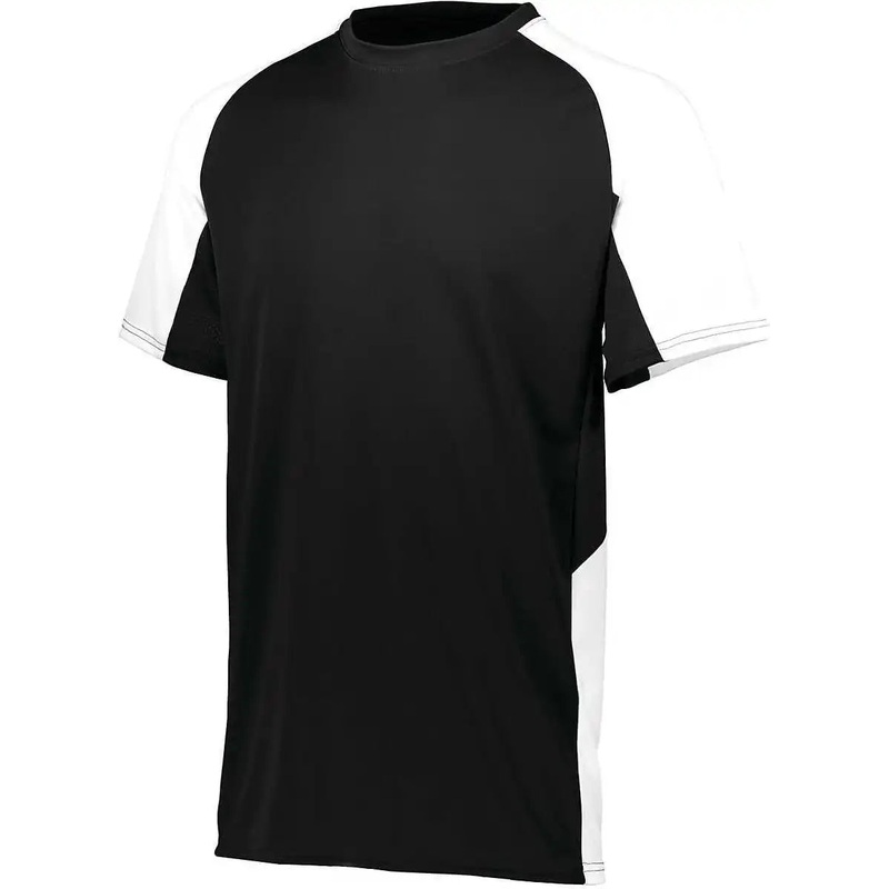 Augusta 1518 Youth Cutter Jersey – Black White