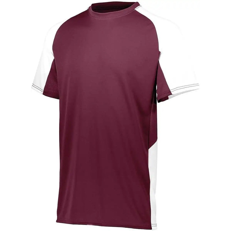 Augusta 1518 Youth Cutter Jersey – Maroon White