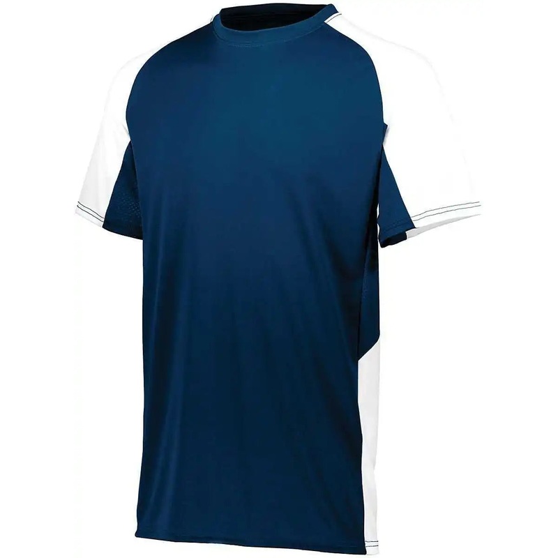 Augusta 1518 Youth Cutter Jersey – Navy White