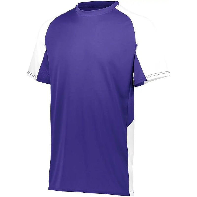 Augusta 1518 Youth Cutter Jersey – Purple White
