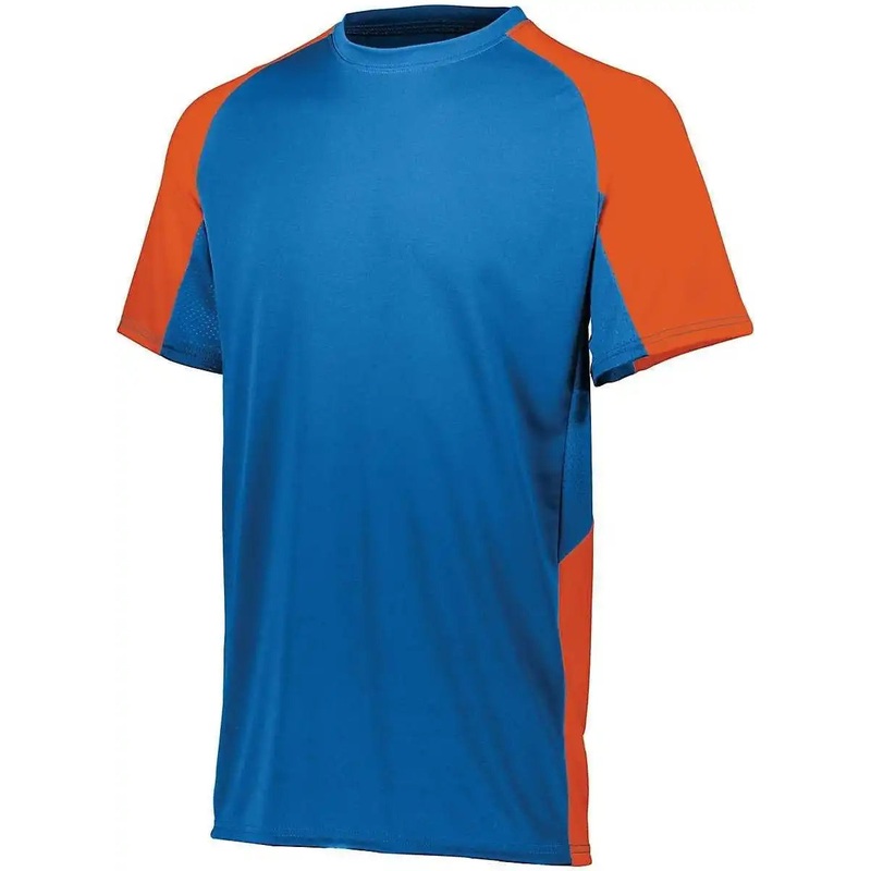 Augusta 1518 Youth Cutter Jersey – Royal Orange