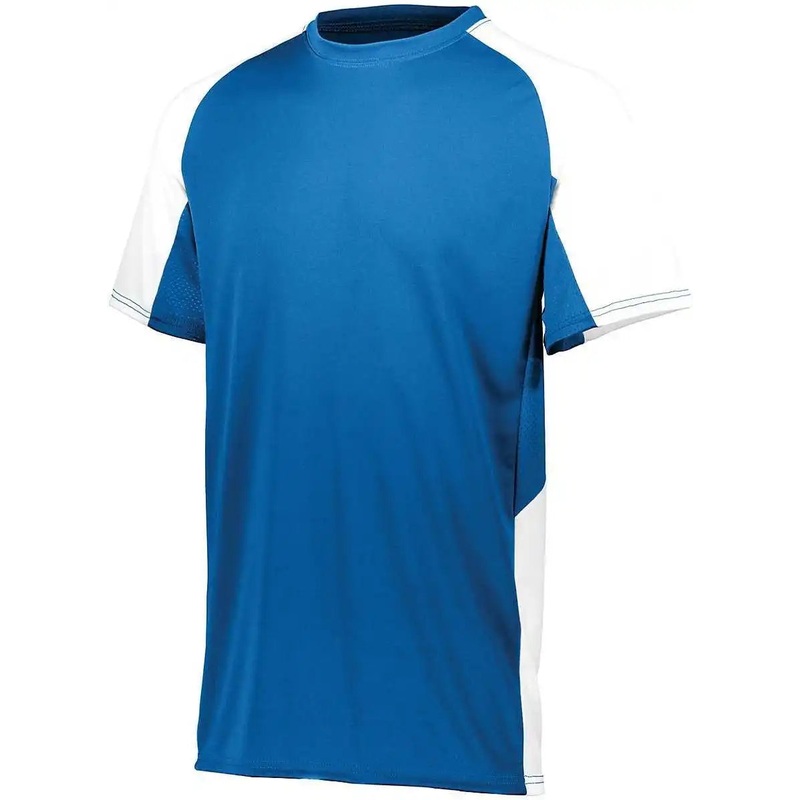 Augusta 1518 Youth Cutter Jersey – Royal White