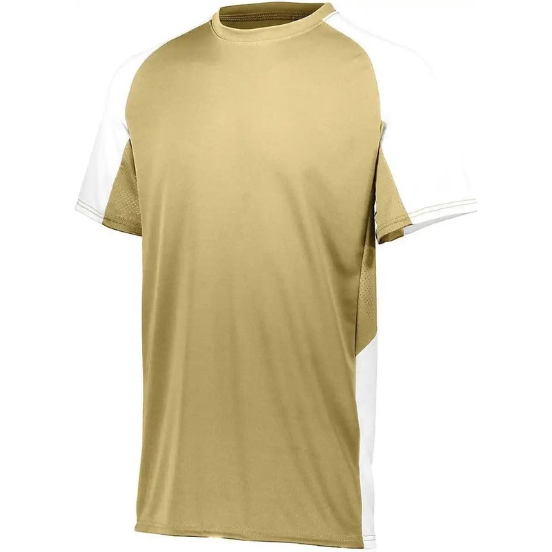 Augusta 1518 Youth Cutter Jersey – Vegas Gold White