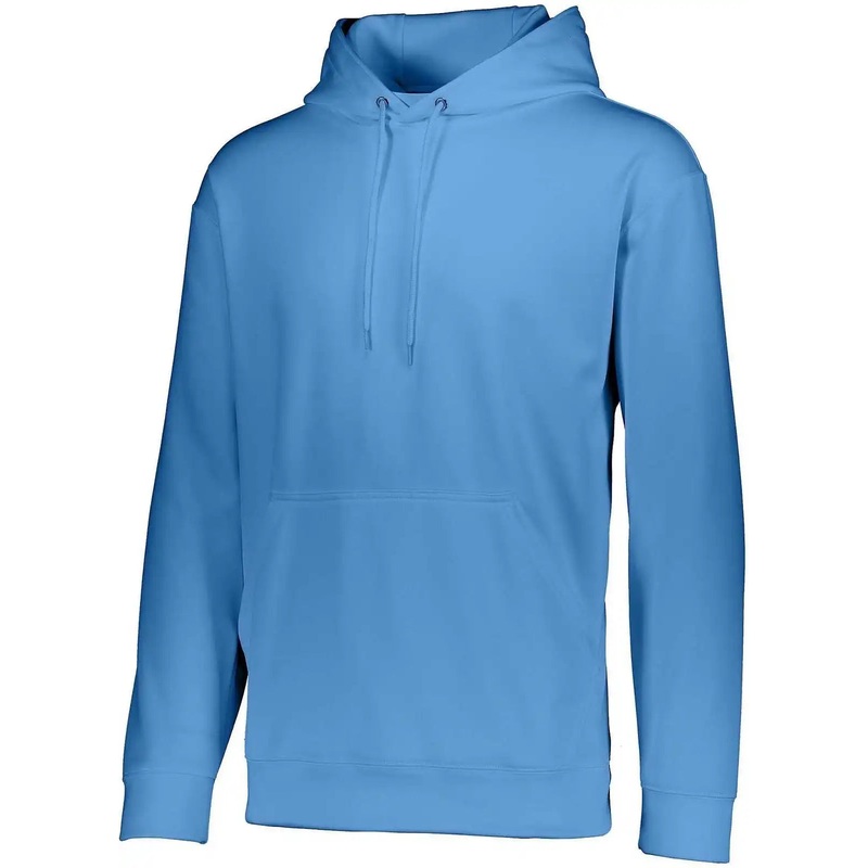 Augusta 5505 Wicking Fleece Hooded Sweatshirt – Columbia Blue