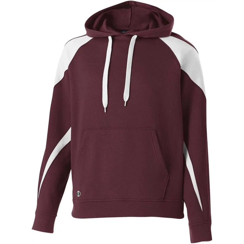 Holloway 229646 Youth Prospect Hoodie – Maroon White