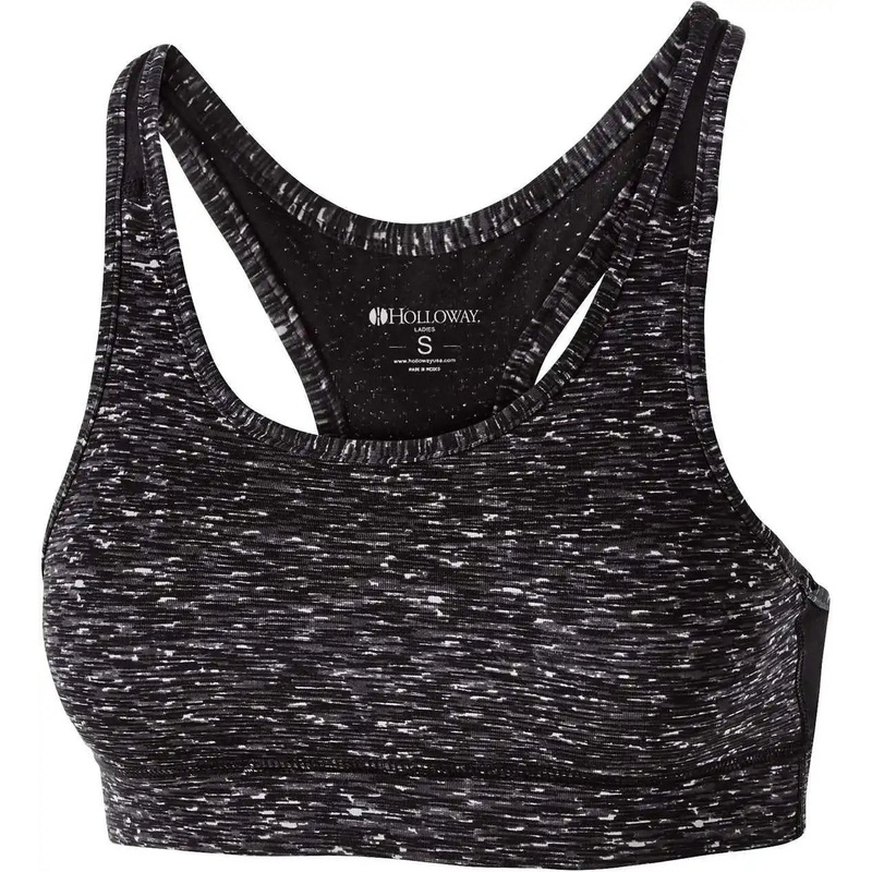 Holloway 223300 Ladies Vent Bra –  Black Space Dye