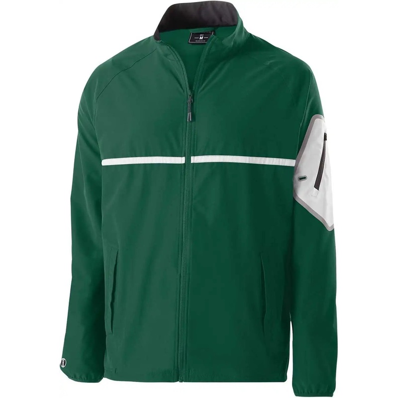 Holloway 229543 Weld Full Zip Jacket – Forest White