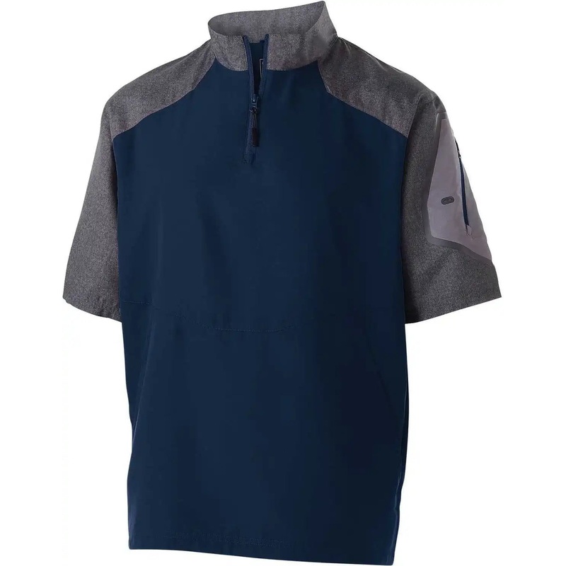Holloway 229545 Raider Pullover Short Sleeve – Carbon Print Navy