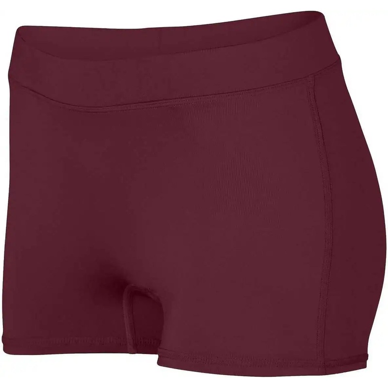 Augusta 1233 Girls Dare Short – Maroon