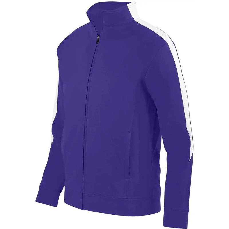 Augusta 4396 Youth Medalist Jacket 2.0 – Purple White