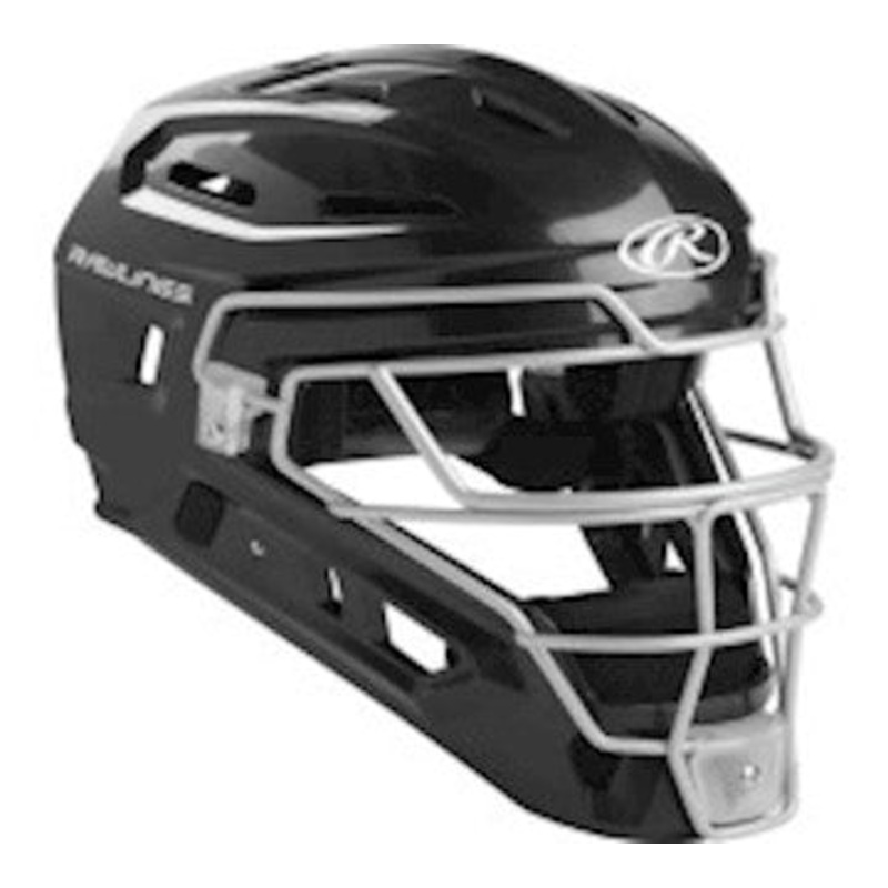 Rawlings Renegade 2.0 Hockey Style Helmet – Black Senior
