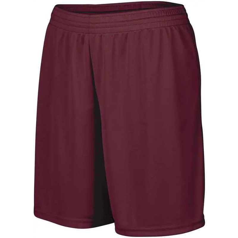 Augusta 1423 Ladies Octane Short – Maroon