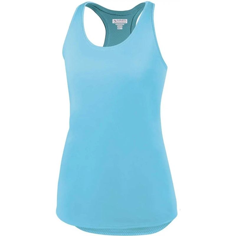 Augusta 2434 Ladies Sojourner Tank – Aqua