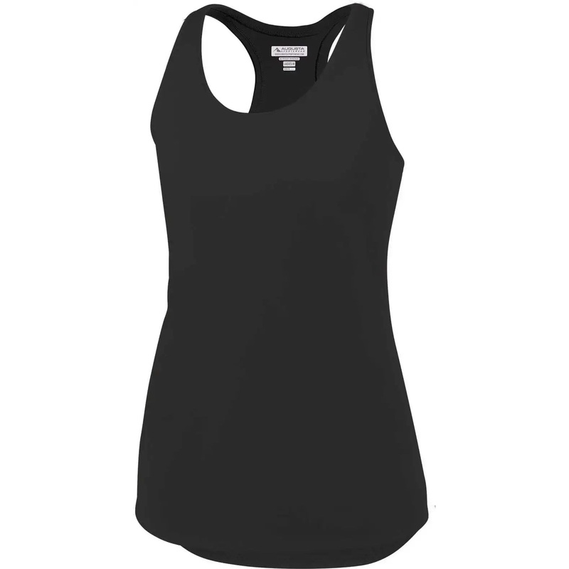 Augusta 2434 Ladies Sojourner Tank – Black