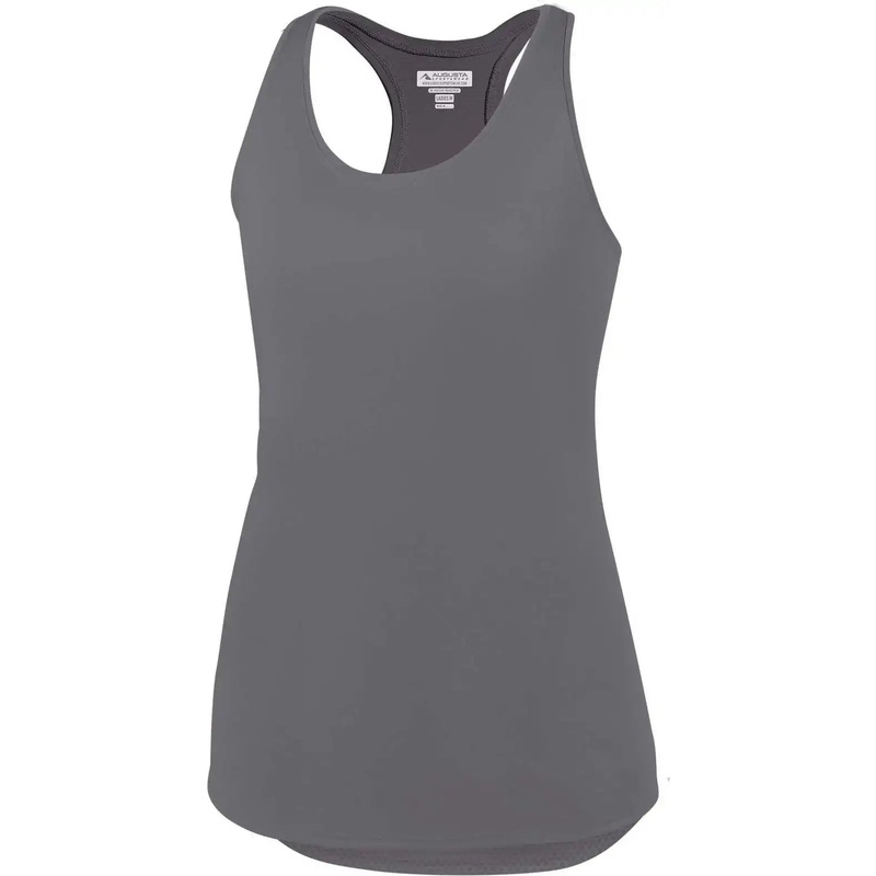 Augusta 2434 Ladies Sojourner Tank – Graphite