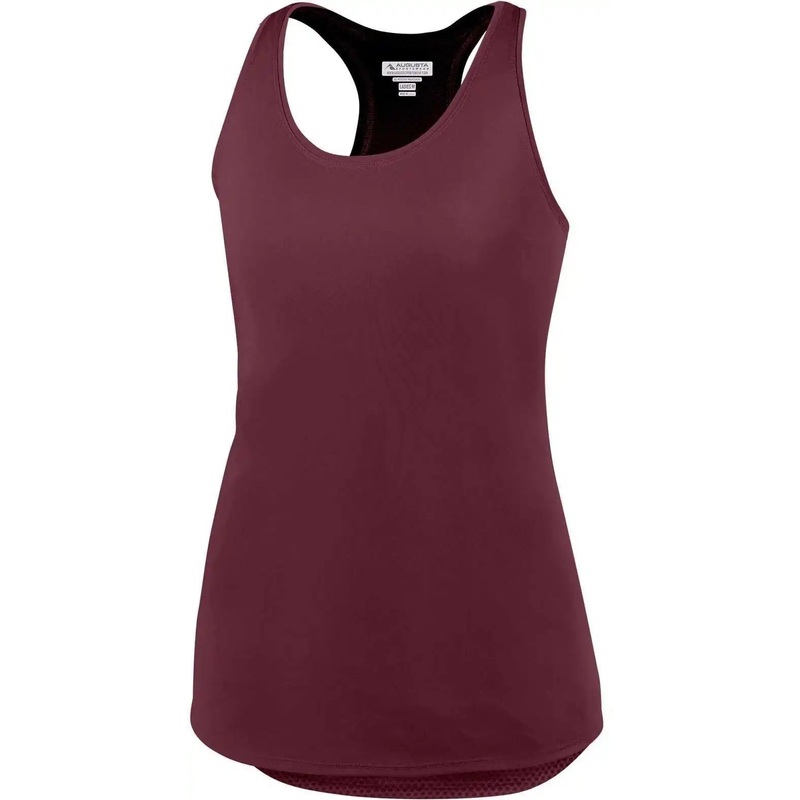 Augusta 2434 Ladies Sojourner Tank – Maroon