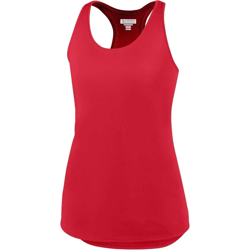 Augusta 2434 Ladies Sojourner Tank – Red