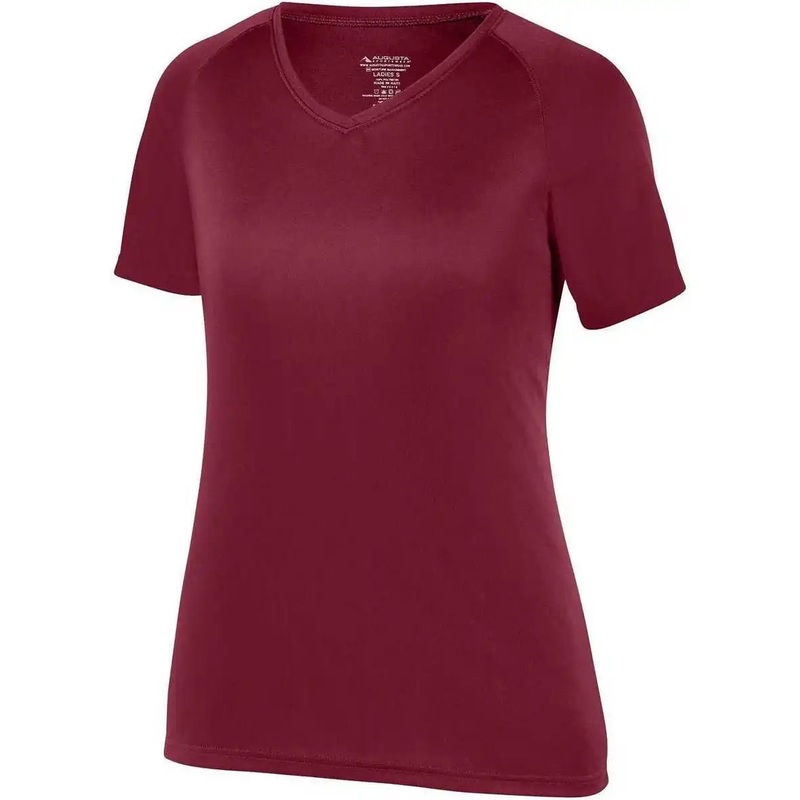 Augusta 2792 Ladies Attain Wicking Shirt – Cardinal