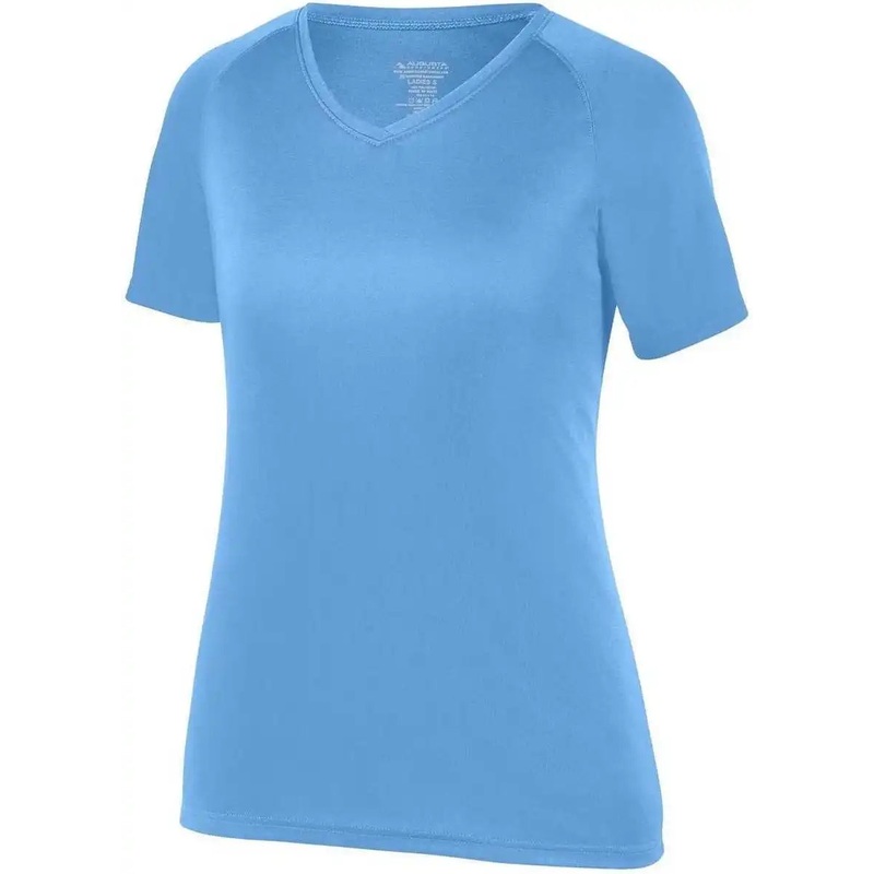 Augusta 2792 Ladies Attain Wicking Shirt – Columbia Blue