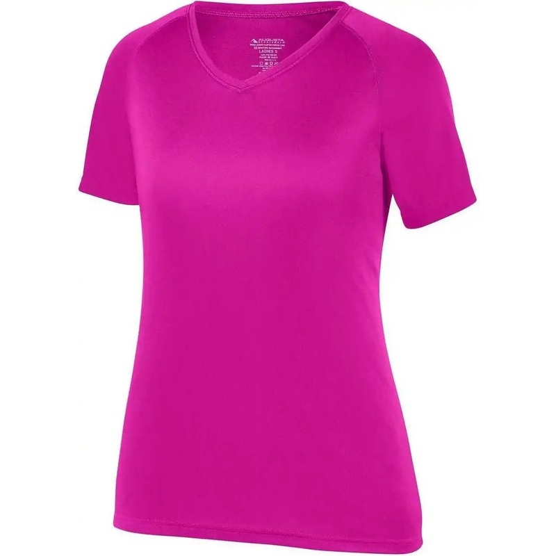 Augusta 2792 Ladies Attain Wicking Shirt – Power Pink