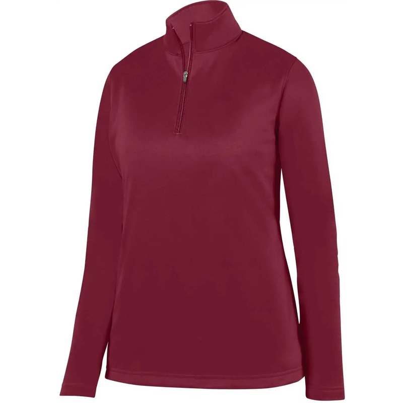 Augusta 5509 Ladies Wicking Fleece Pullover – Cardinal
