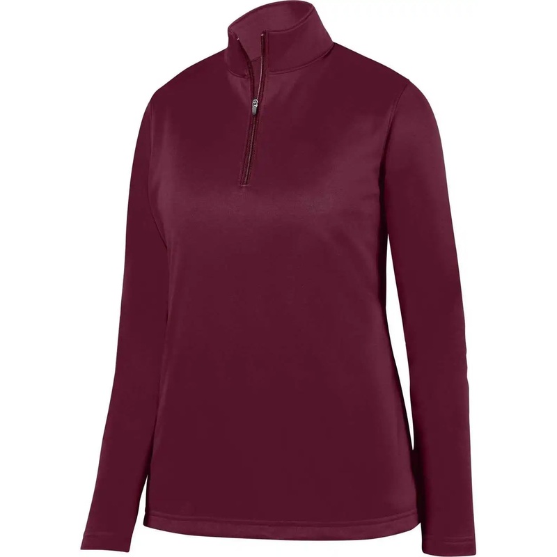 Augusta 5509 Ladies Wicking Fleece Pullover – Maroon