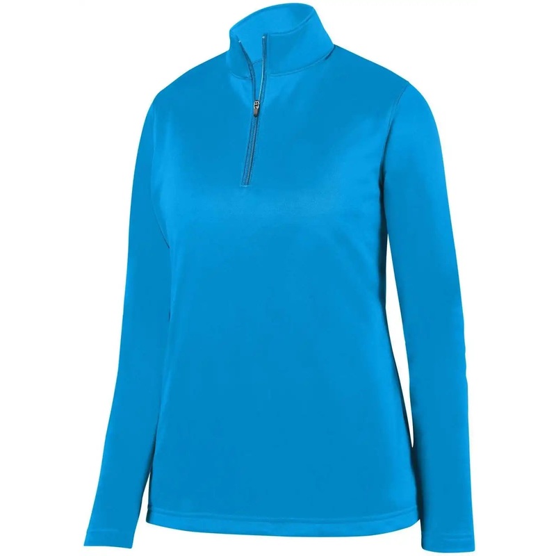 Augusta 5509 Ladies Wicking Fleece Pullover – Power Blue
