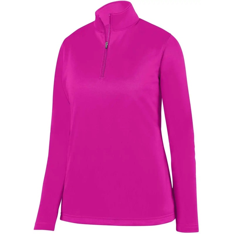 Augusta 5509 Ladies Wicking Fleece Pullover – Power Pink